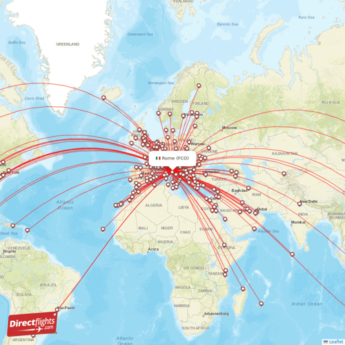 How to find a direct flight to Rome