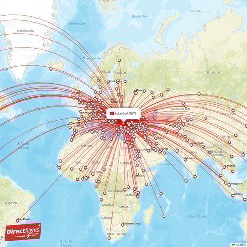 See all direct flights available to Istanbul