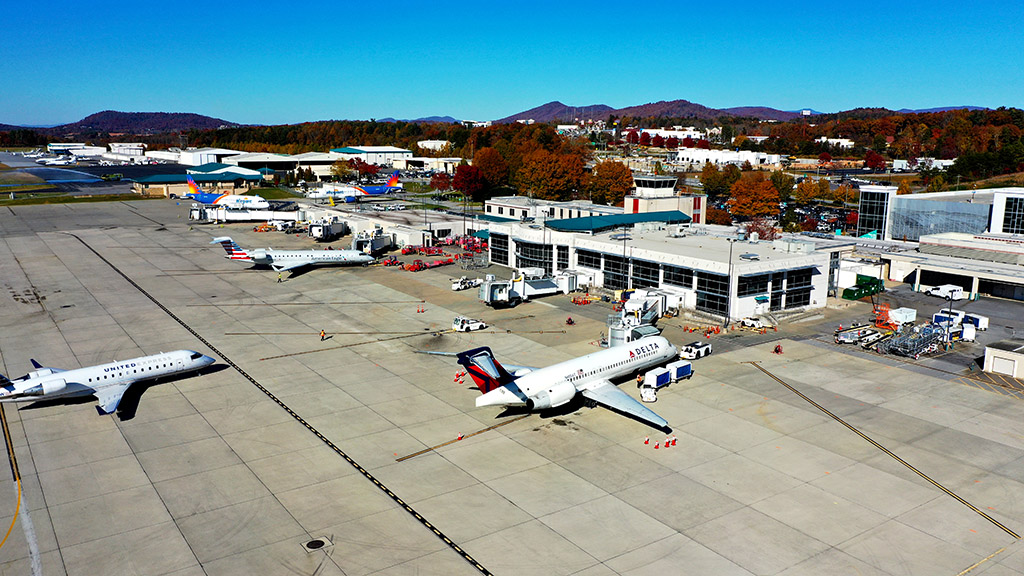 Arriving at Asheville Regional Airport
