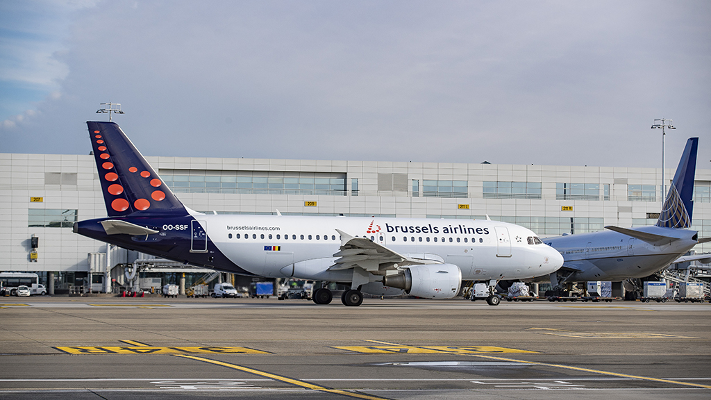 Arriving at Brussels Airport