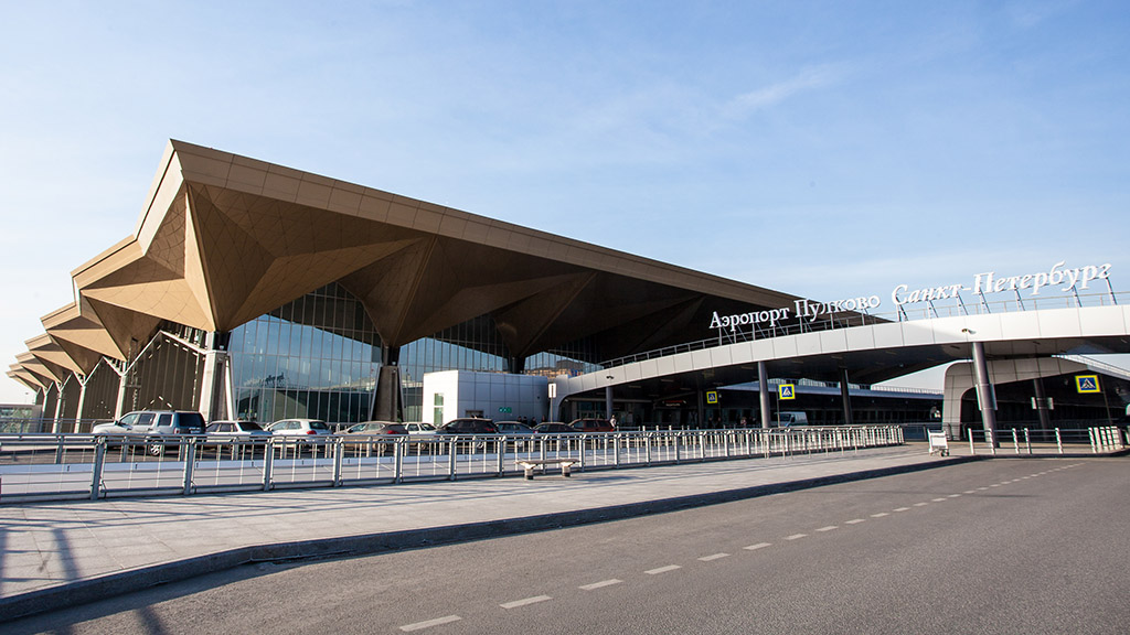 Arriving at Pulkovo Airport