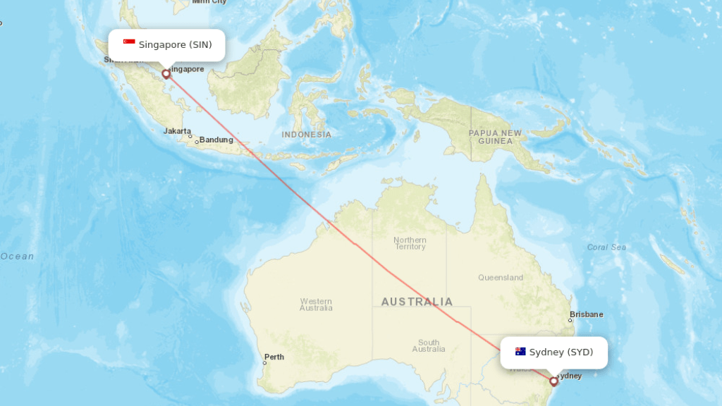 direct flights from singapore to sydney
