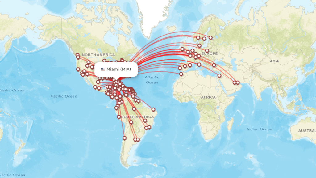 all direct flight to miami