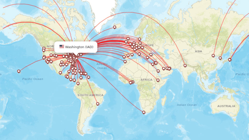 direct flights to washington dc