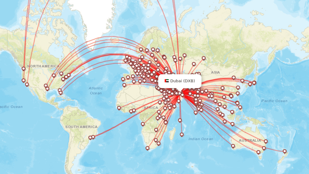 all direct flights to dubai