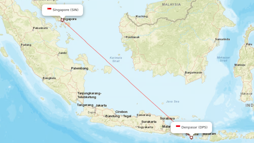 direct flights from singapore to denpasar