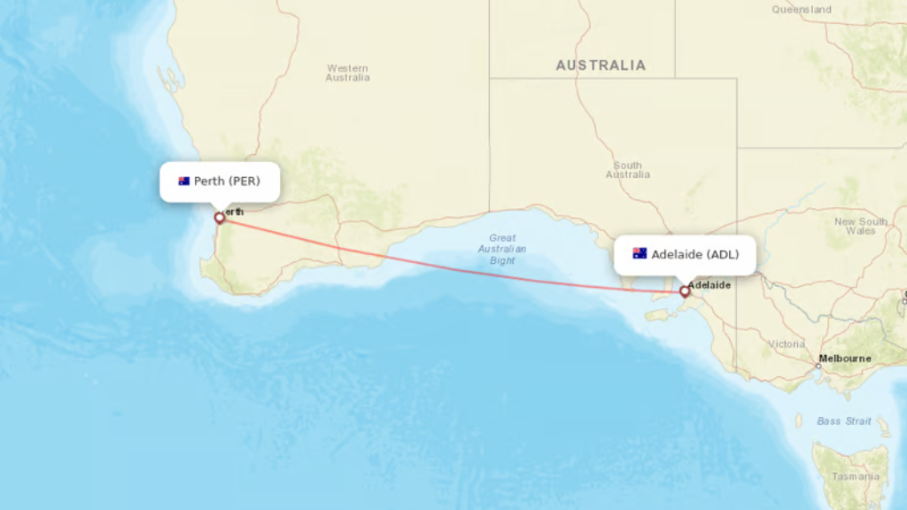 direct flights from adelaide to perth