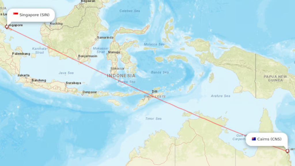 direct flights from singapore to cairns