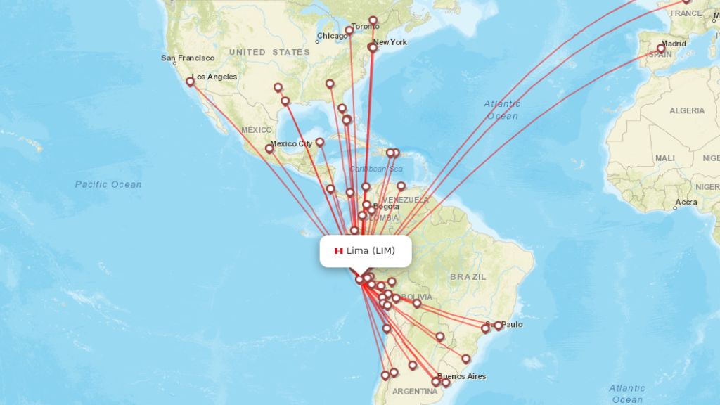 direct flights to peru lima